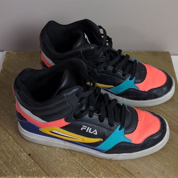 Colorful fila high tops mens 6.5 - Picture 2 of 6